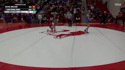 100 lbs Champ. Round 1 - Cheyenne Penn, Auburn vs Olivia Weltzin, Thompson HS