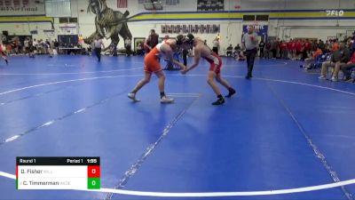 JV-29 lbs Round 1 - Christian Timmerman, West Delaware, Manchester vs Dominic Fisher, Williamsburg