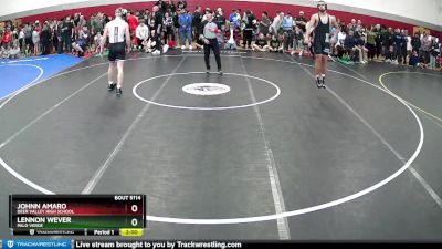 165-166 lbs Semifinal - Lennon Wever, Palo Verde vs Johnn Amaro, Deer Valley High School