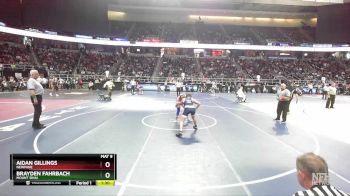 II-138 lbs Quarterfinal - Brayden Fahrbach, Mount Sinai vs Aidan Gillings, Newfane