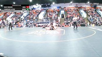 215 lbs Semifinals (8 Team) - Max Bigard, Lowell vs Jameson Layne, New Boston Huron