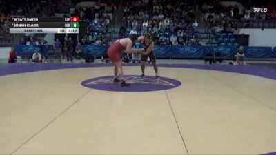 285 lbs Semifinal - Wyatt Smith, Coe vs Jonah Clark, Loras