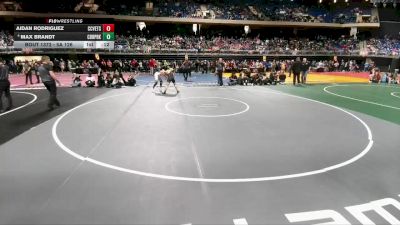 5A 126 lbs 3rd Place Match - Max Brandt, Cedar Park vs Aidan Rodriguez, Corpus Christi Veterans Memorial