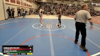 150 lbs Cons. Round 3 - Omran Ben Brahim, Red Mountain vs Ryder Williams, Snowflake