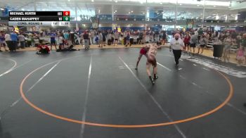 150 lbs Cons. Round 6 - Michael Kurth, Howe Wrestling School vs Caden Mahaffey, Unattached