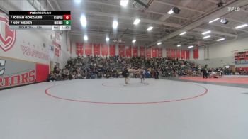 138 lbs Semifinal - Josiah Gonzales, Fort Lupton vs Koy Weber, Meeker