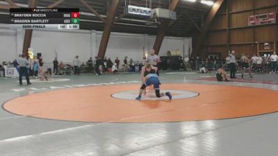 135 lbs Semifinal - Brayden Boccia, Doughboys vs Braiden Bartlett, Ascender Elite