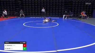 108 lbs Semifinal - Anthony Dalessio, Manasquan, NJ vs Dometrius Dorell, Milford, DE