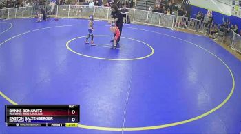 40 lbs Round 2 - Banks Bonawitz, Mat Sense Wrestling Club vs Easton Saltenberger, Patriot Mat Club