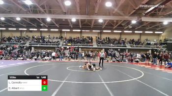 120 lbs Round Of 16 - Luke Connolly, Northeast Metro Tech/Bishop Fenwick vs Cole Albert, Mattanawcook Academy