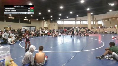 140 lbs Semis & 1st Wb (8 Team) - John Cheney, Panhandle Punishers vs Ronan Snider, Eagle Wrestling Academy
