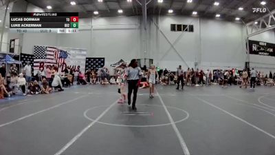 115 lbs Round 1 (6 Team) - Lucas Dorman, The Outsiders vs Luke Ackerman, Upstate Uprising 2.0