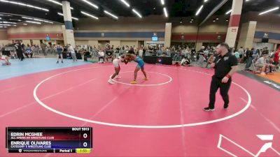 144 lbs Cons. Round 4 - Edrin McGhee, All American Wrestling Club vs Enrique Olivares, Category 5 Wrestling Club