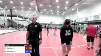 113 lbs Rr Rnd 5 - Ava Bayless, Wyoming Seminary vs Amaya Hinojosa, Midwest Black Mambas Team 2