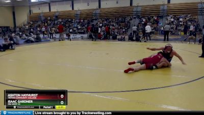 157 lbs Cons. Round 2 - Ashton Hayhurst, Triton Community College vs Isaac Gardner, MN-West CC