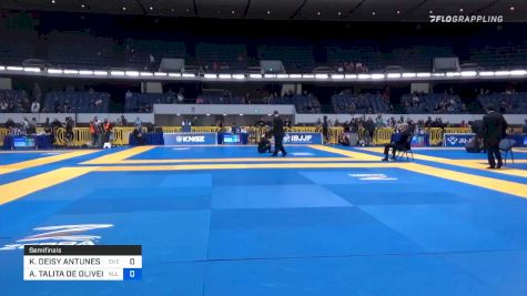 KAREN DEISY ANTUNES GIROTTO BORG vs ANA TALITA DE OLIVEIRA ALENCAR 2019 World IBJJF Jiu-Jitsu No-Gi Championship