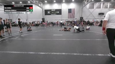 106 lbs Round 5 (6 Team) - Eli Shea, South Side WC Black vs Jordan Piselli, GPS Red