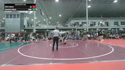 128 lbs Rr Rnd 2 - Max Milia, Liberty - HSBAFC vs Mason Sigle, Downingtown West - HSBAFC