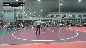 128 lbs Rr Rnd 2 - Max Milia, Liberty - HSBAFC vs Mason Sigle, Downingtown West - HSBAFC