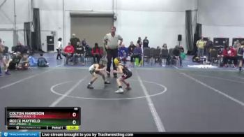 48 lbs Round 4 (8 Team) - Reece Mayfield, MMA Uprising vs Colton Harrison, Warhawks Black