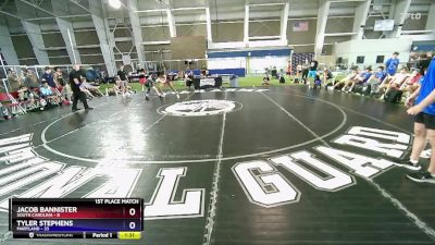 144 lbs Placement Matches (8 Team) - Jacob Bannister, South Carolina vs Tyler Stephens, Maryland