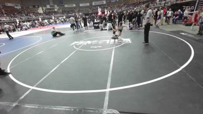 54 lbs Quarterfinal - Nolan Murray, Valley Bad Boys vs Jaxson Staples, Pueblo County WC