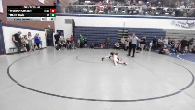 53 lbs Cons. Round 1 - Radd Diad, Shootbox Rigby vs Weston Craver, Fighting Squirrels Wrestling Club