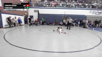 53 lbs Cons. Round 1 - Radd Diad, Shootbox Rigby vs Weston Craver, Fighting Squirrels Wrestling Club