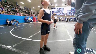 70 lbs Rr Rnd 2 - Cooper Goodman, Chandler Takedown Club vs Karleigh Sneed, Chickasha Youth Wrestling