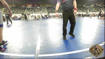 112 lbs Consolation - Owen Hebert, Triad Wrestling Club Of Ruston vs Cordeus Wahl, Bristow Elementary Wrestling Club