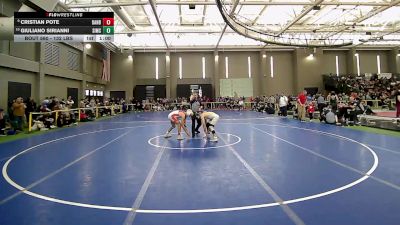 132 lbs 5th Place - Cristian Pote, Danbury vs Giuliano Sirianni, Simsbury