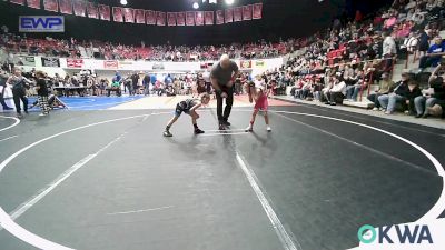 49 lbs Final - Gracelyn Alber, Barnsdall Youth Wrestling vs Maisyn Malone, Bartlesville Wrestling Club