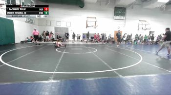 71-77 lbs Quarterfinal - Zachary Folk, Oregon Hawks Junior High vs James Newell Iii, Best Raptor