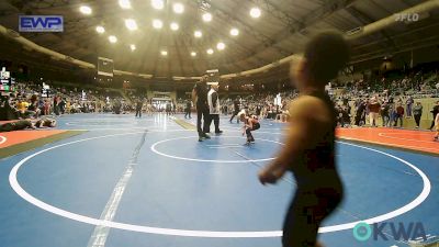 49 lbs Quarterfinal - Kanon Zappone, Barnsdall Youth Wrestling vs Trenten Harris, Pin-King All Stars