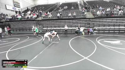 168 lbs Champ. Round 3 - Ethan Pearson, Wasatch High School vs Ashton Saunders, Davis High School