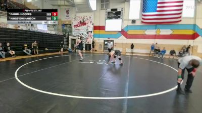 285 lbs Semifinal - Kingston Hanson, Thunder Basin vs Daniel Hoopes, Sheridan