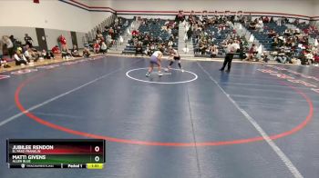 100 lbs 1st Place Match - Jubilee Rendon, El Paso Franklin vs Matti Givens, Allen Blue
