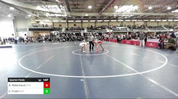 132 lbs Quarterfinal - Aidan Robichaud, Coventry vs Caden Frost, Bonny Eagle