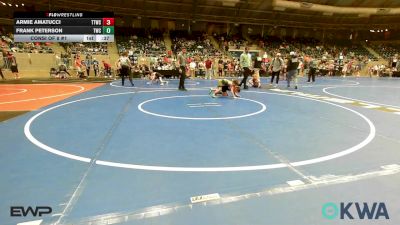 60 lbs Consi Of 8 #1 - Armie Amatucci, Team Tulsa Wrestling Club vs Frank Peterson, Tahlequah Wrestling Club