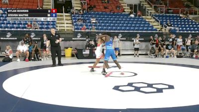 126 lbs Cons. Sub-rd Of 32 - Rylan Bowers, Louisiana vs Steven Maitre, Massachusetts