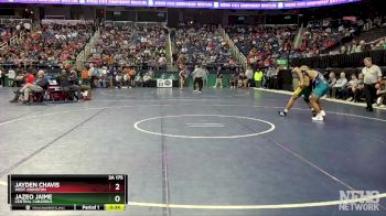 3A 175 lbs Cons. Round 1 - Jayden Chavis, West Johnston vs Jazeo Jaime, Central Cabarrus