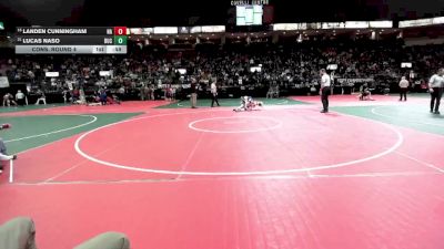 114 lbs Cons. Round 4 - Lucas Naso, BUC2 vs Landen Cunningham, NA