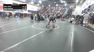 157 lbs Quarterfinal - Keira Gilders, Corona 100 vs Emily Ortiz, Legacy WC