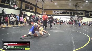 70 lbs Cons. Semi - Jackson Chapman, Cane Bay vs Colton Rainey, Palmetto State Wrestling Acade