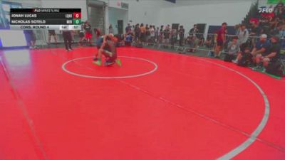 132 lbs Cons. Round 4 - Jonah Lucas, La Quinta High School vs Nicholas Sotelo, Mercenary
