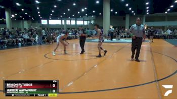 106 lbs Round 1 (6 Team) - Bryson Rutledge, Guerilla WC vs Hunter Wainwright, Patriots WC Green