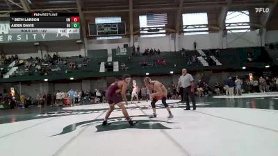 157 lbs Cons. Round 5 - Seth Larson, Central Michigan vs Aiden Davis, Bucknell