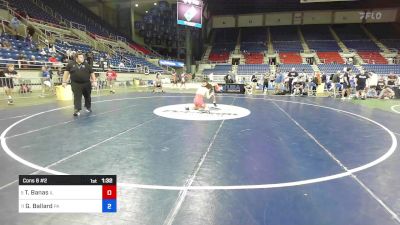 126 lbs Cons 8 #2 - Thomas Banas, IL vs Gabriel Ballard, PA