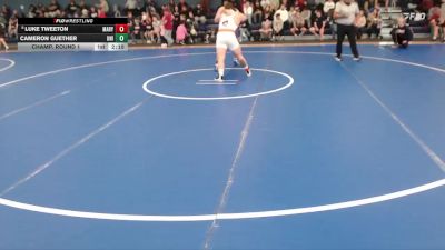 285 lbs Champ. Round 1 - Cameron Guether, Northern Iowa vs Luke Tweeton, Mary