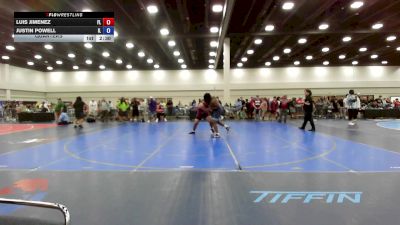 285 lbs Quarters - Luis Jimenez, FL vs Justin Powell, IL